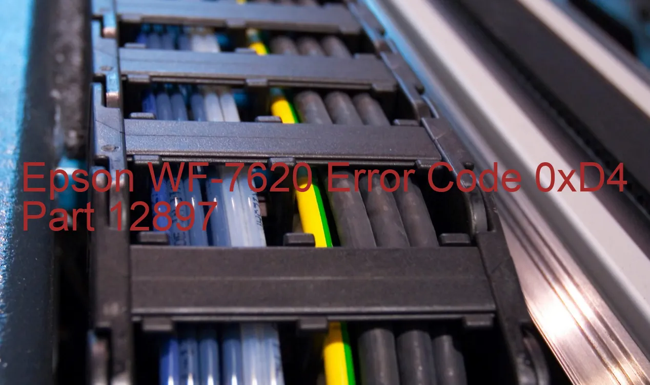 Epson WF-7620 Codice di errore 0xD4