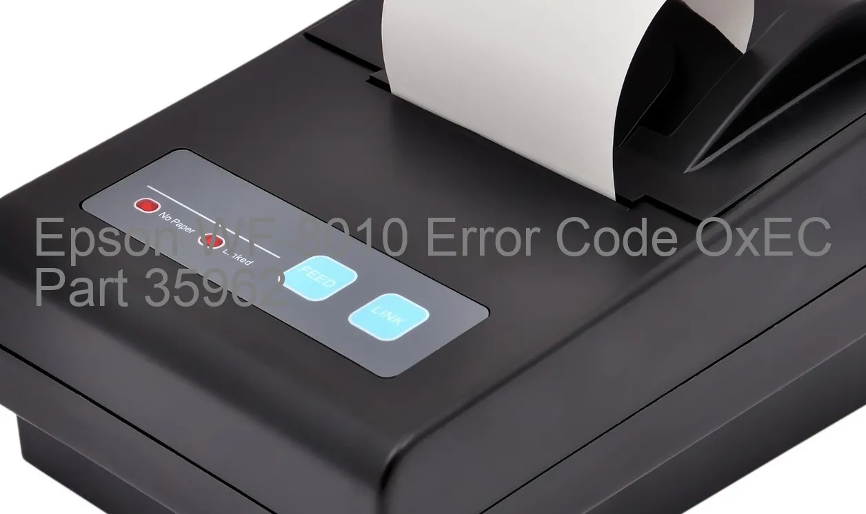 Epson WF-8010 Codice di errore OxEC