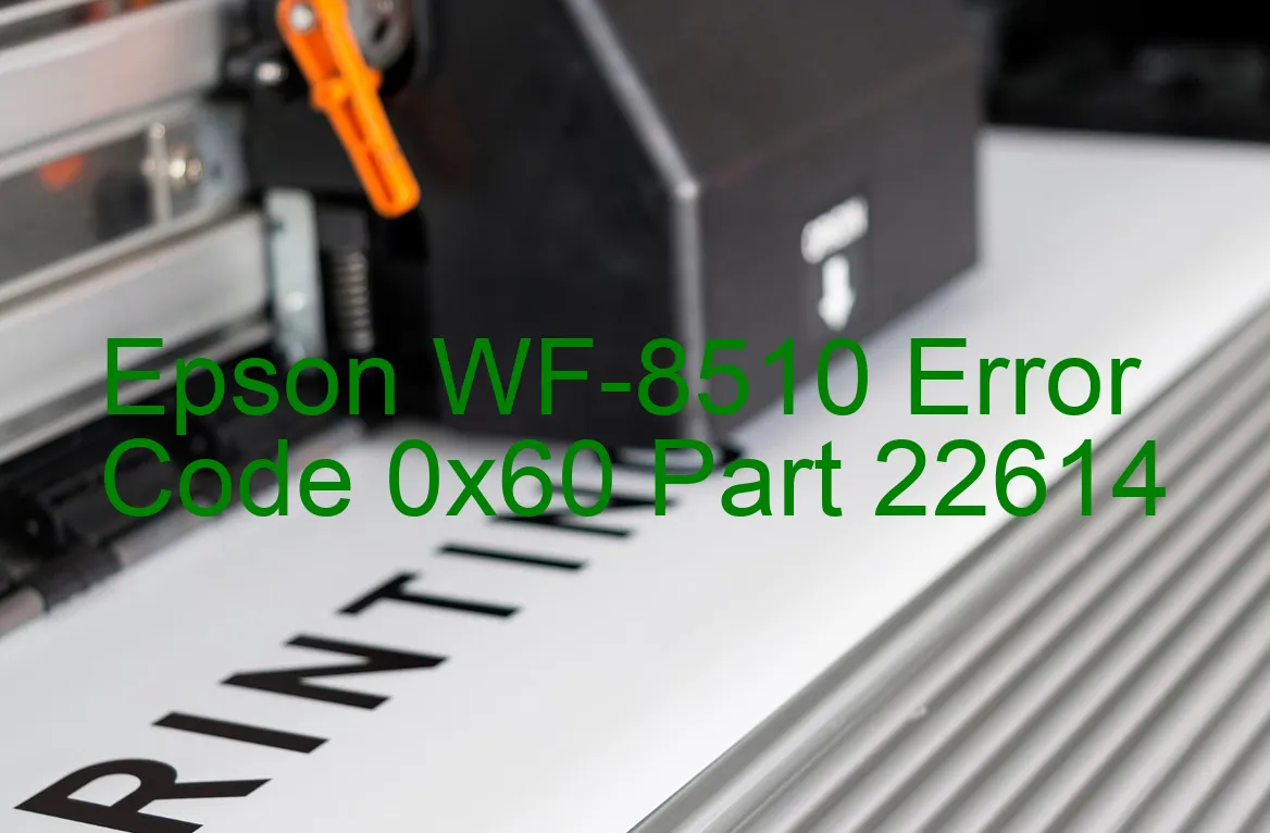 Epson WF-8510 Codice di errore 0x60