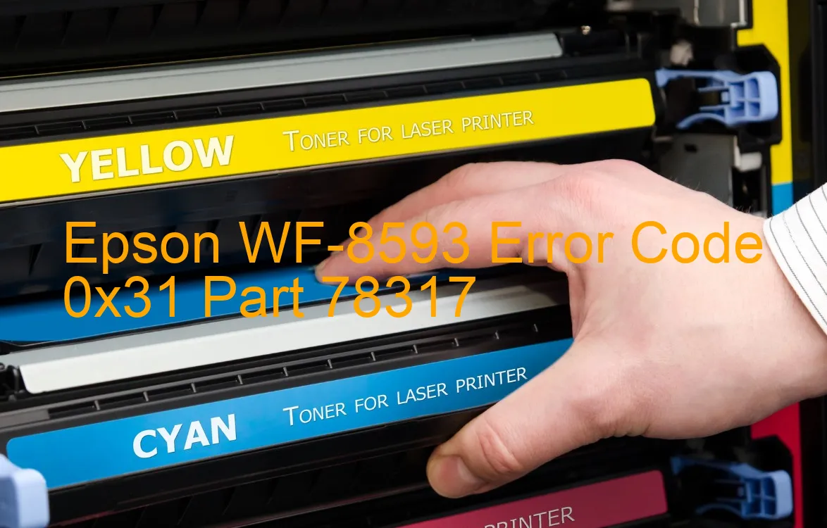 Epson WF-8593 Codice di errore 0x31