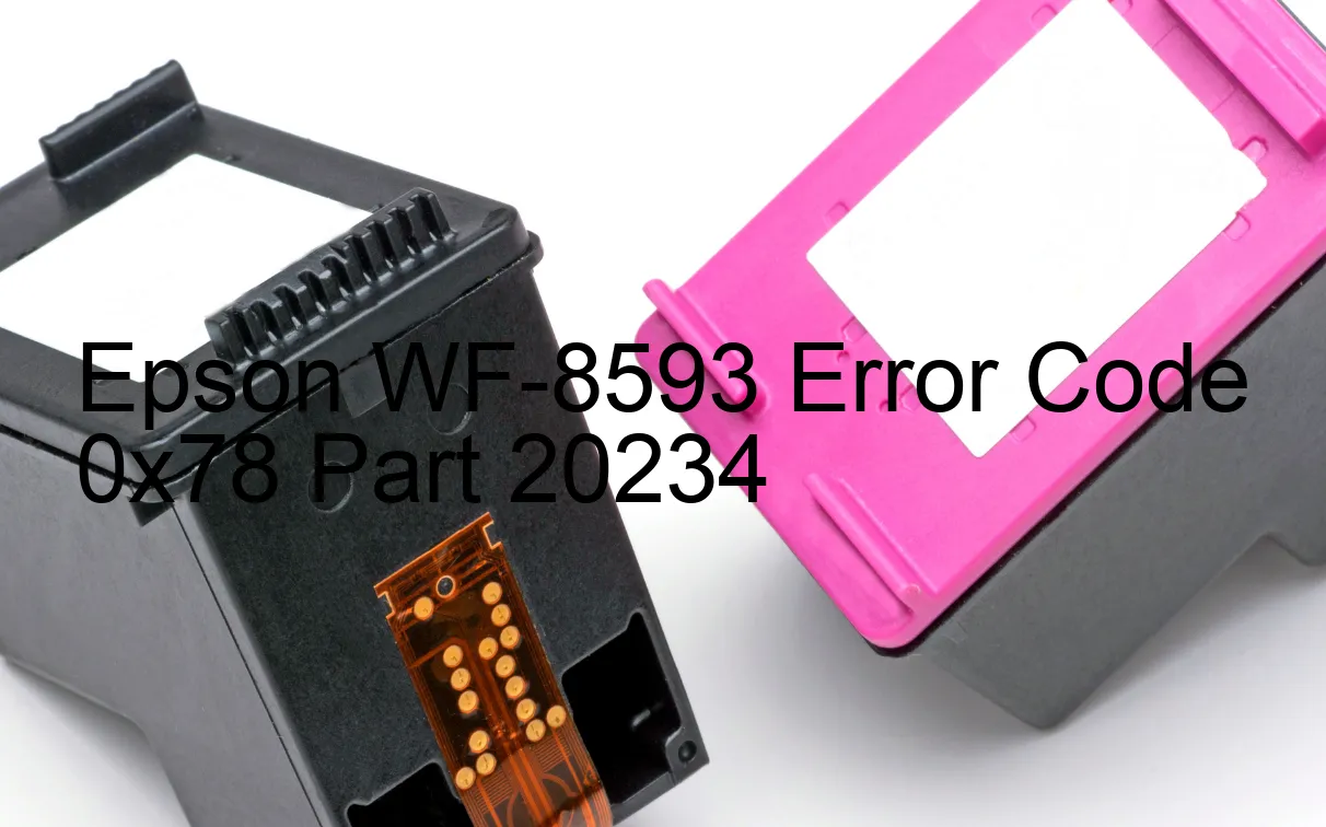 Epson WF-8593 Codice di errore 0x78