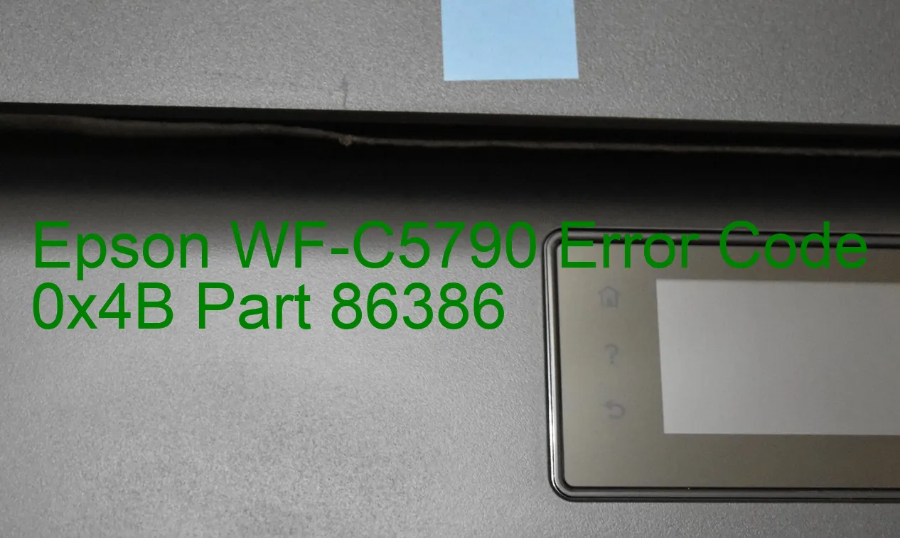 Epson WF-C5790 Codice di errore 0x4B