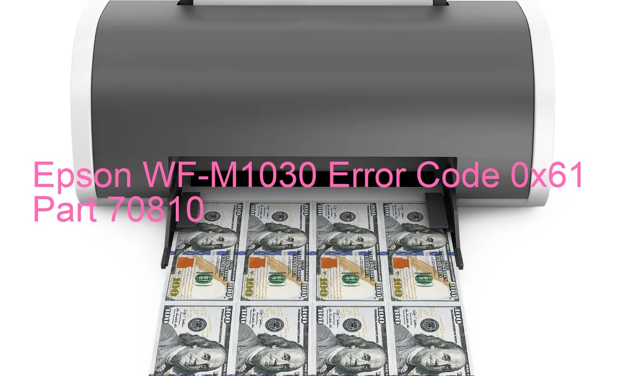 Epson WF-M1030 Codice di errore 0x61