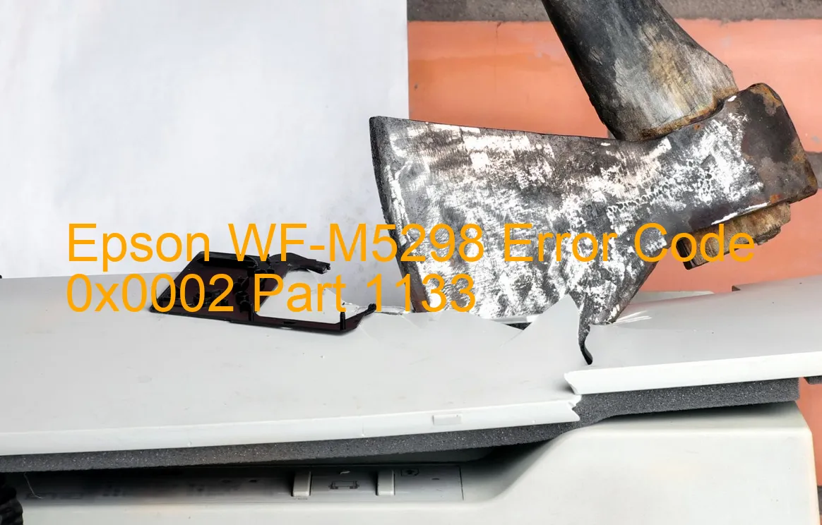 Epson WF-M5298 Codice di errore 0x0002