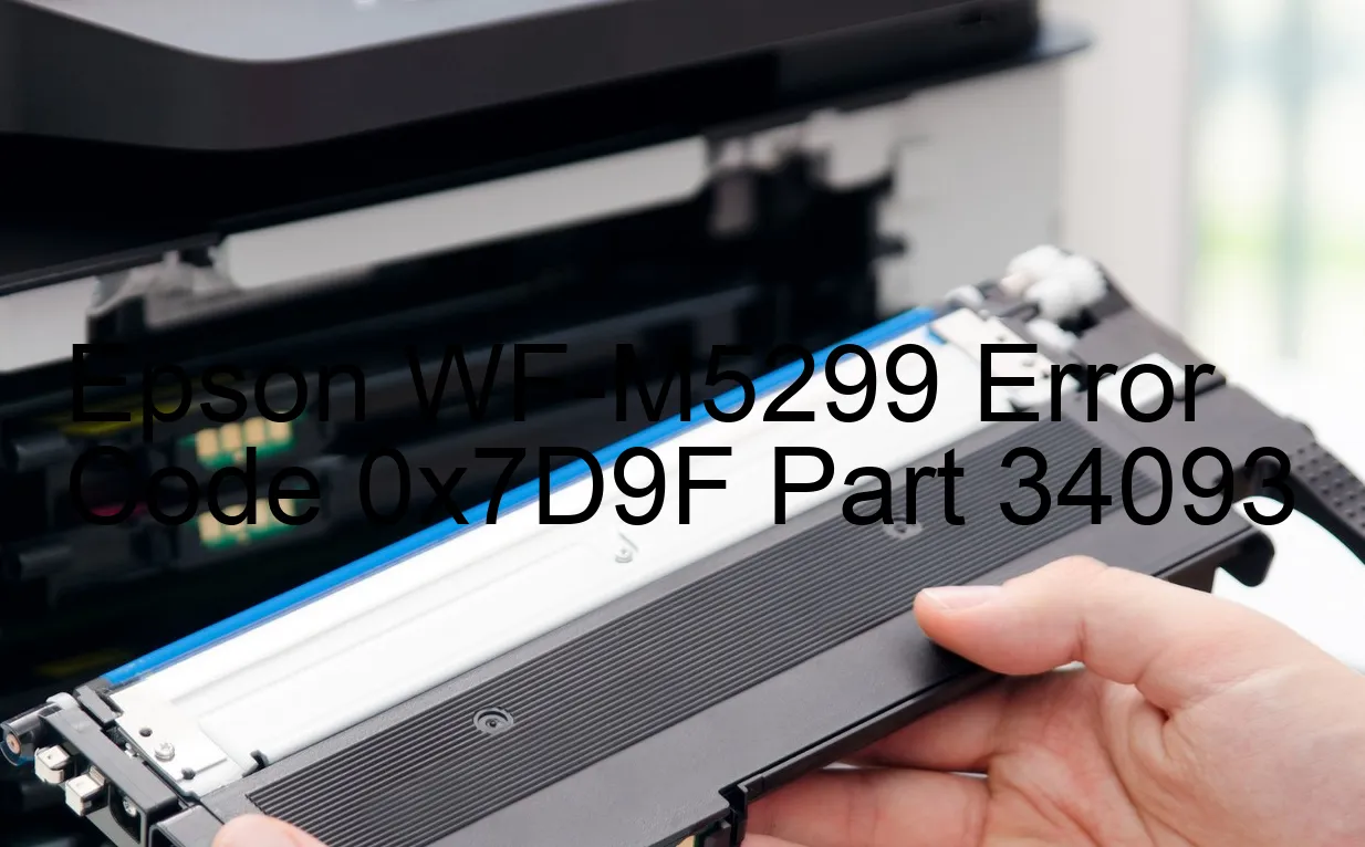 Epson WF-M5299 Codice di errore 0x7D9F