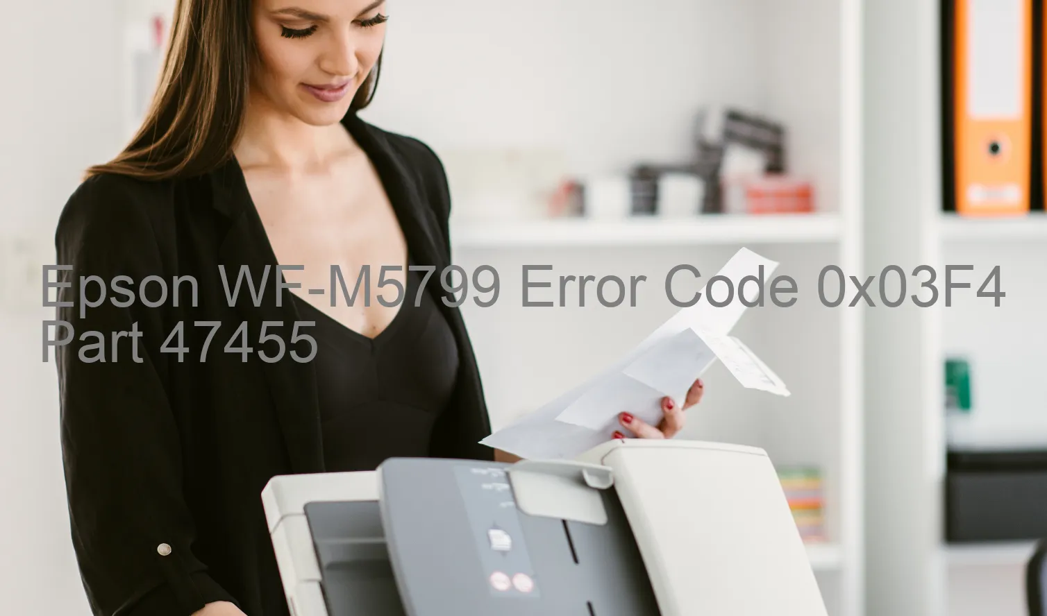 Epson WF-M5799 Codice di errore 0x03F4