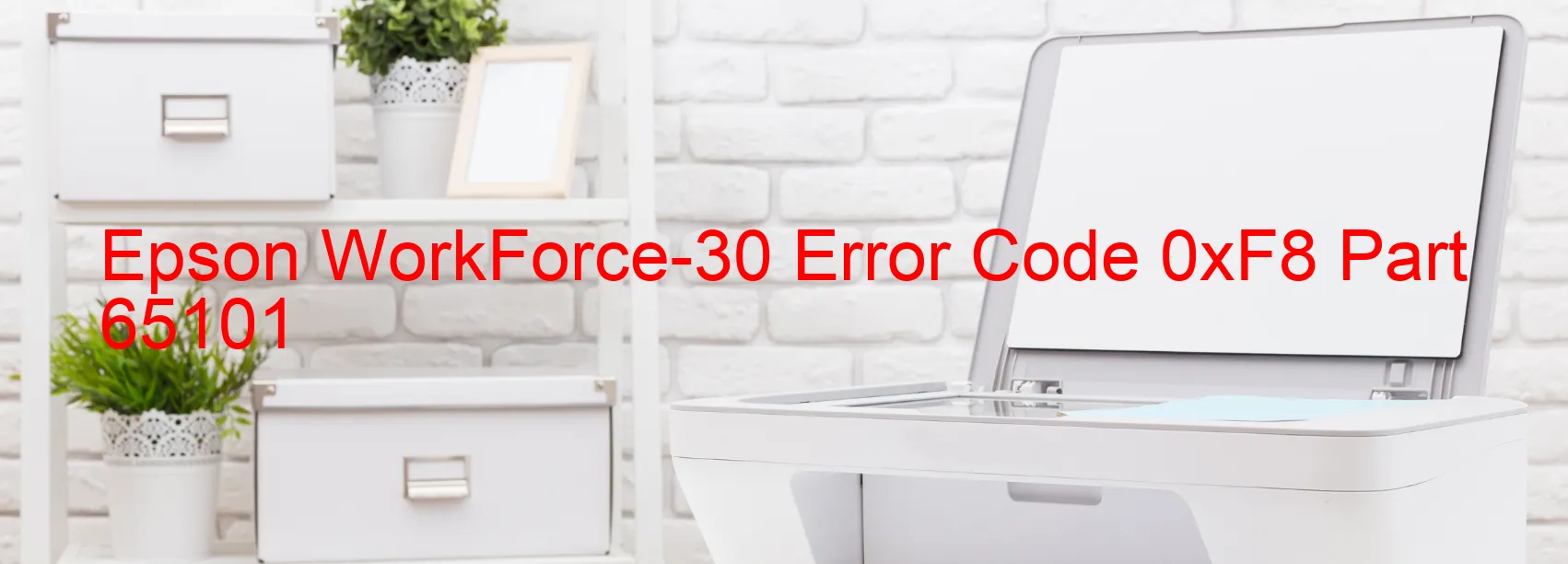 Epson WorkForce-30 Codice di errore 0xF8