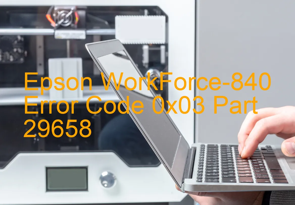 Epson WorkForce-840 Codice di errore 0x03