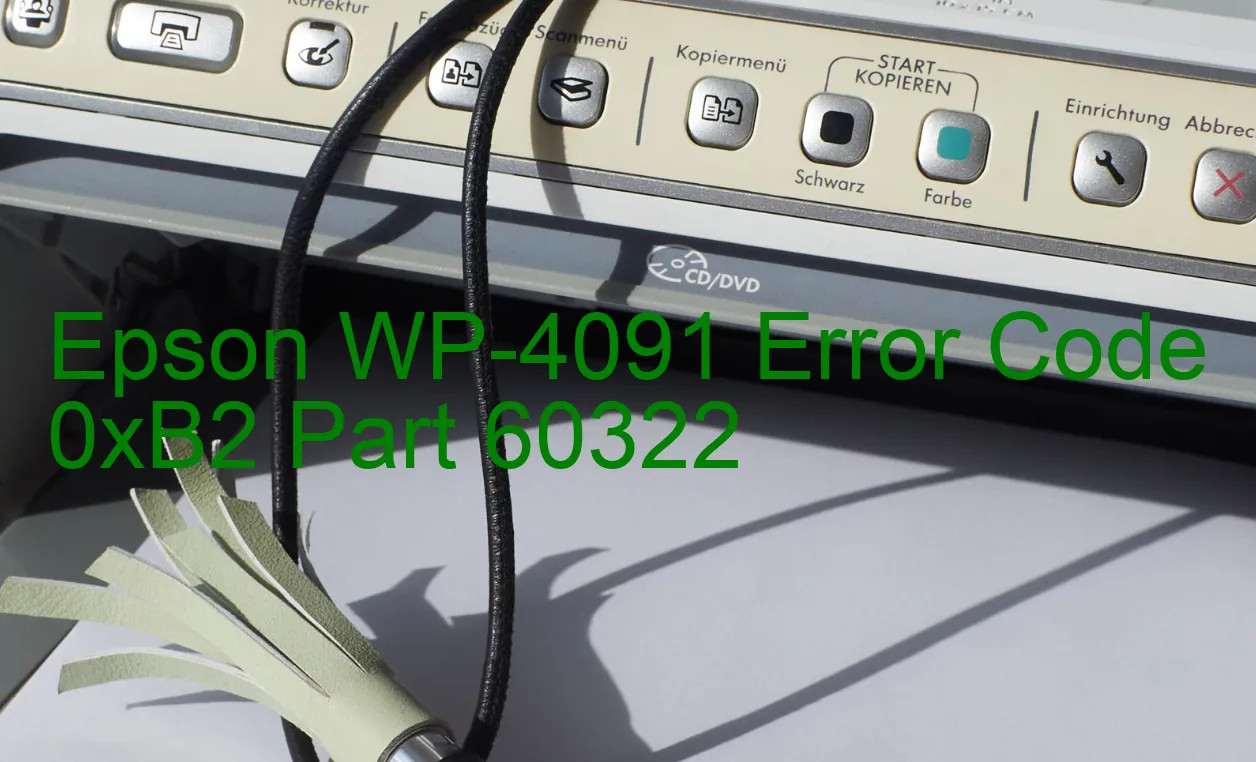 Epson WP-4091 Codice di errore 0xB2