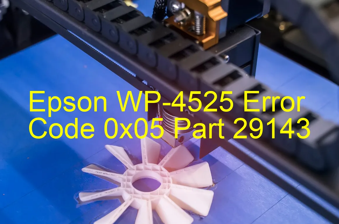 Epson WP-4525 Codice di errore 0x05