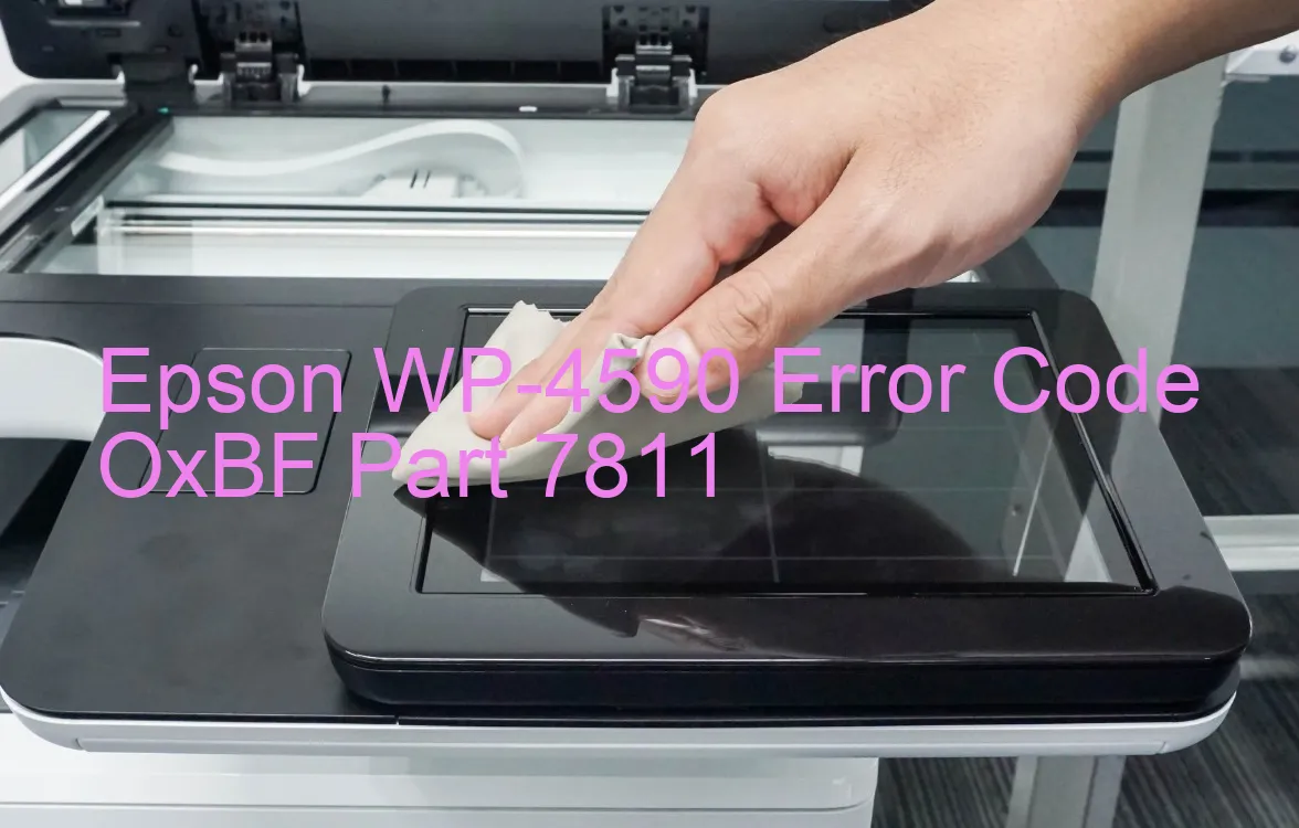 Epson WP-4590 Codice di errore OxBF