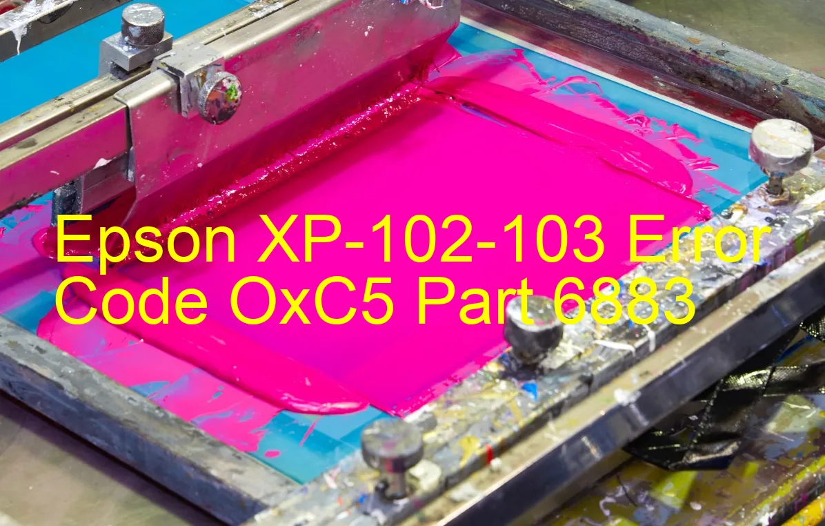 Epson XP-102-103 Codice di errore OxC5