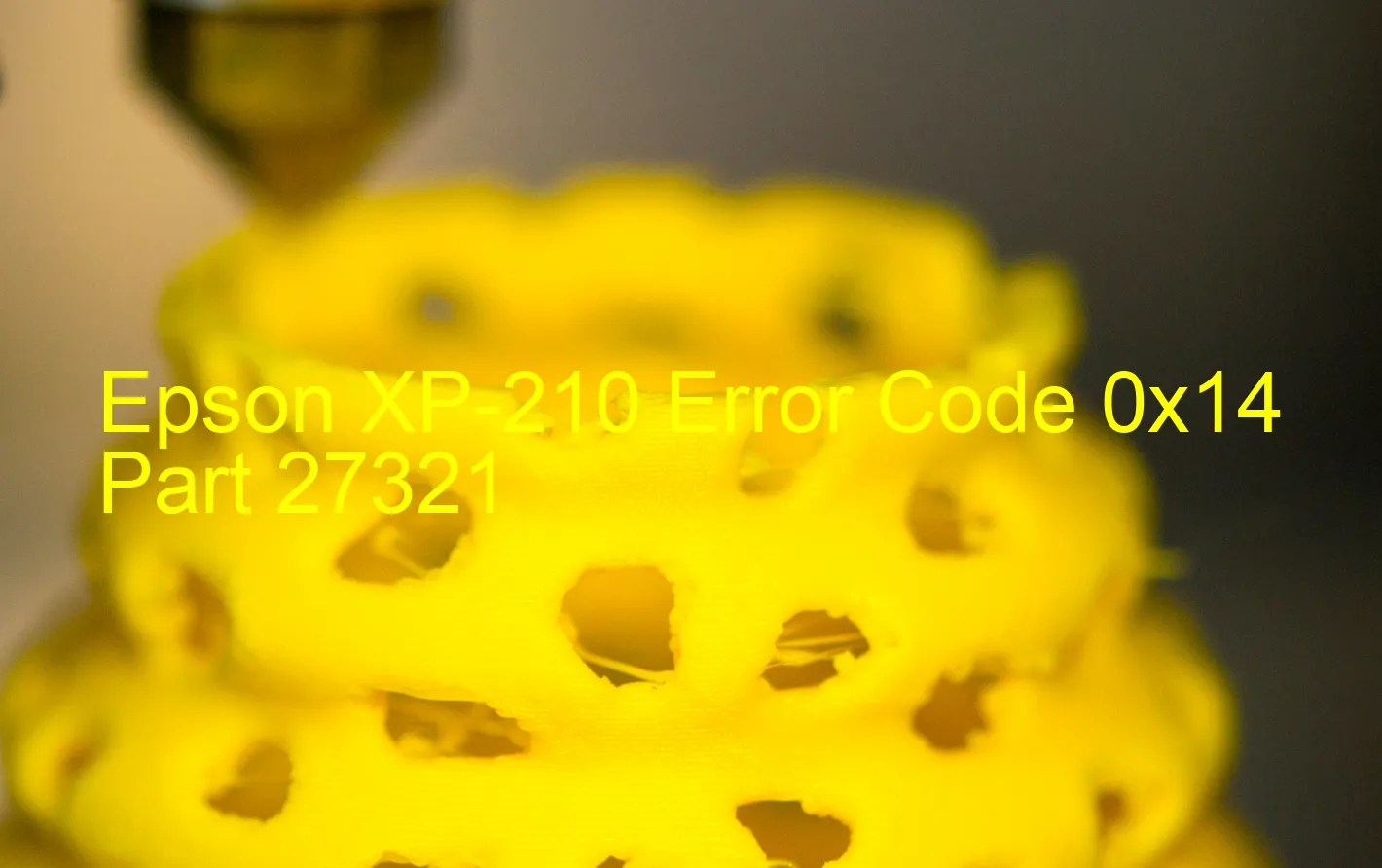 Epson XP-210 Codice di errore 0x14