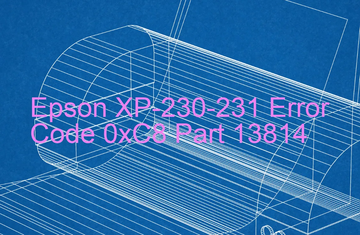 Epson XP-230-231 Codice di errore 0xC8