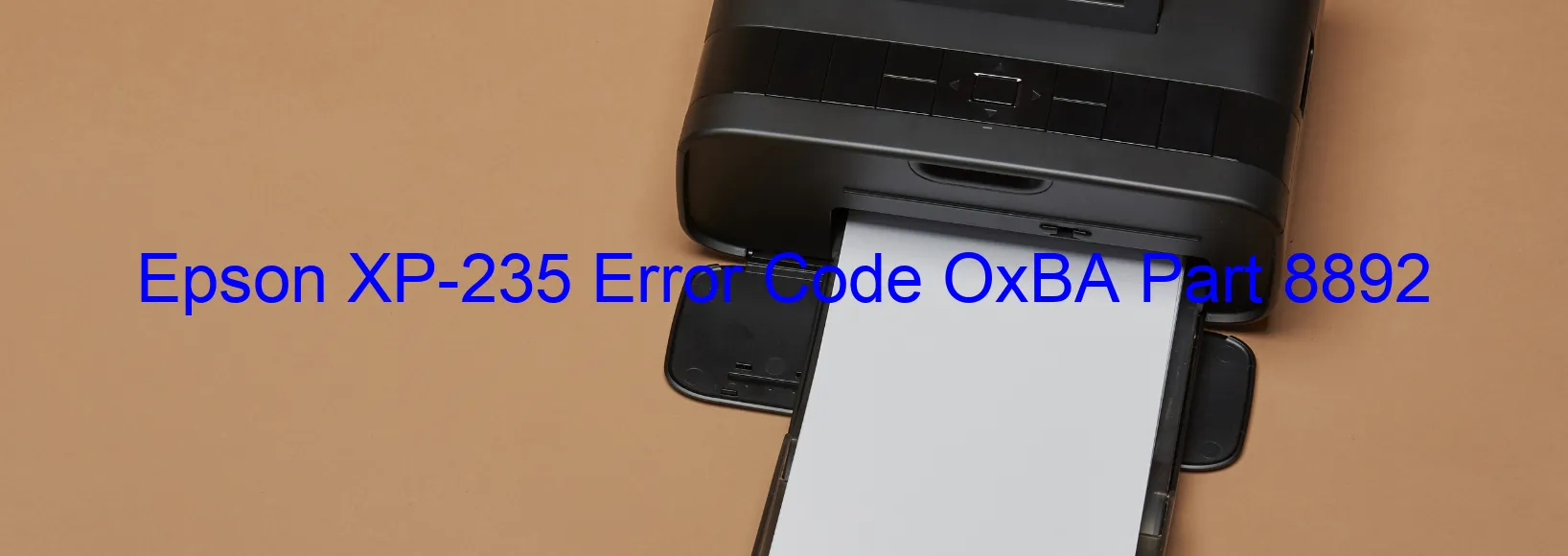 Epson XP-235 Codice di errore OxBA