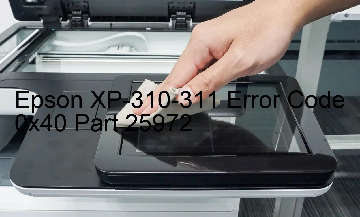 Epson XP-310-311 Codice di errore 0x40