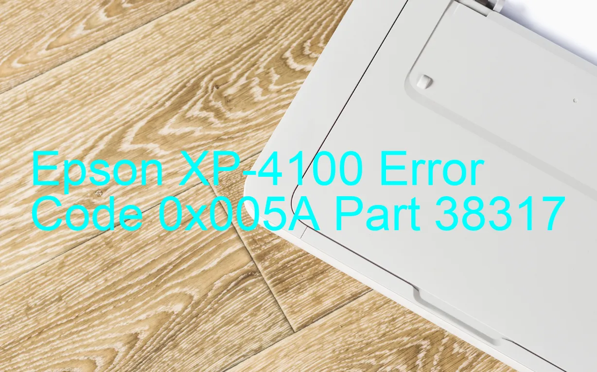 Epson XP-4100 Codice di errore 0x005A