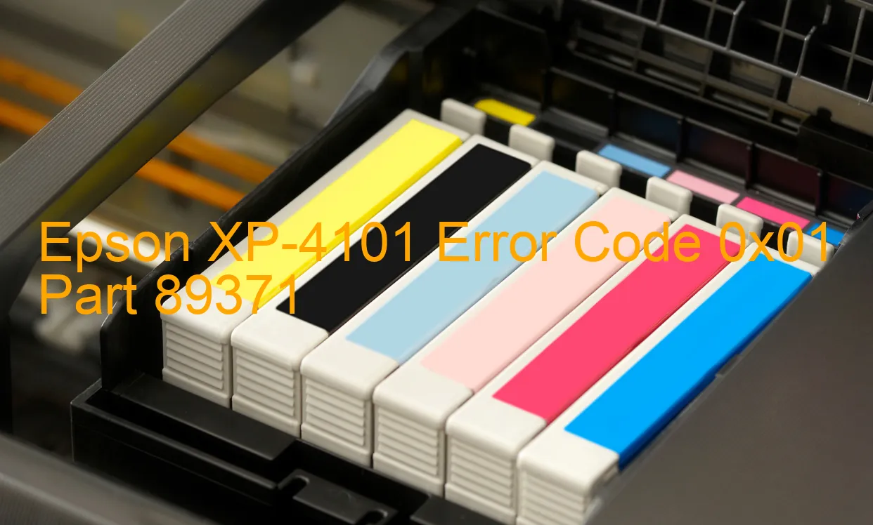 Epson XP-4101 Codice di errore 0x01