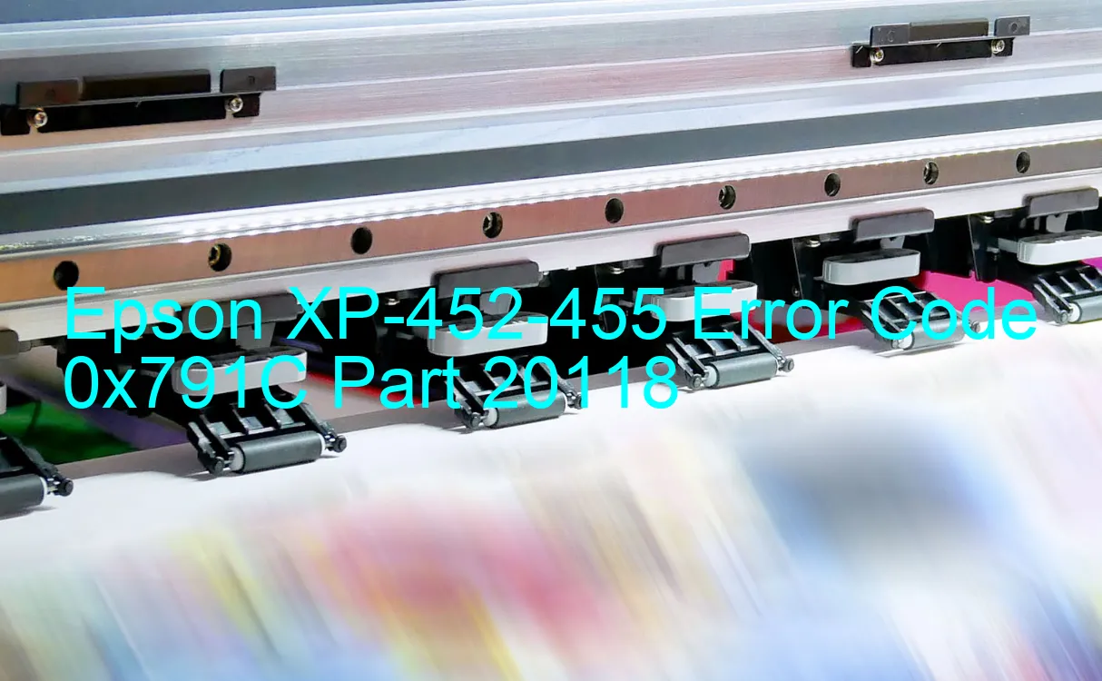 Epson XP-452-455 Codice di errore 0x791C