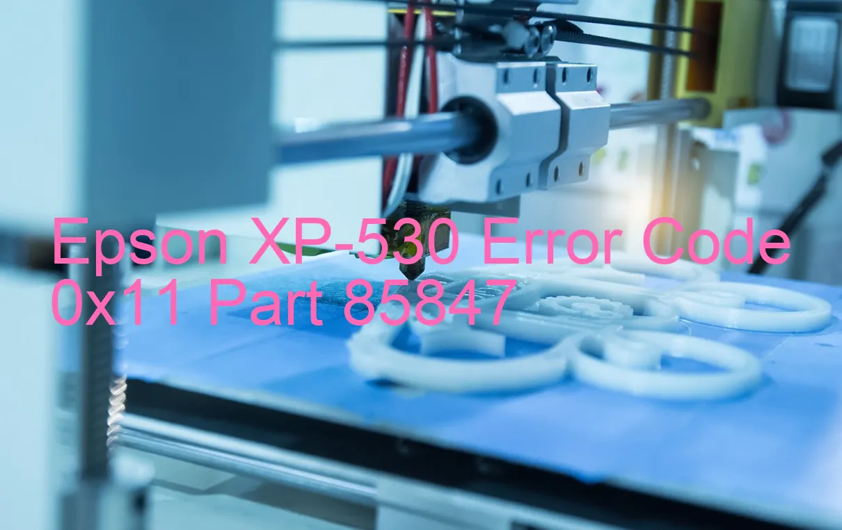 Epson XP-530 Codice di errore 0x11