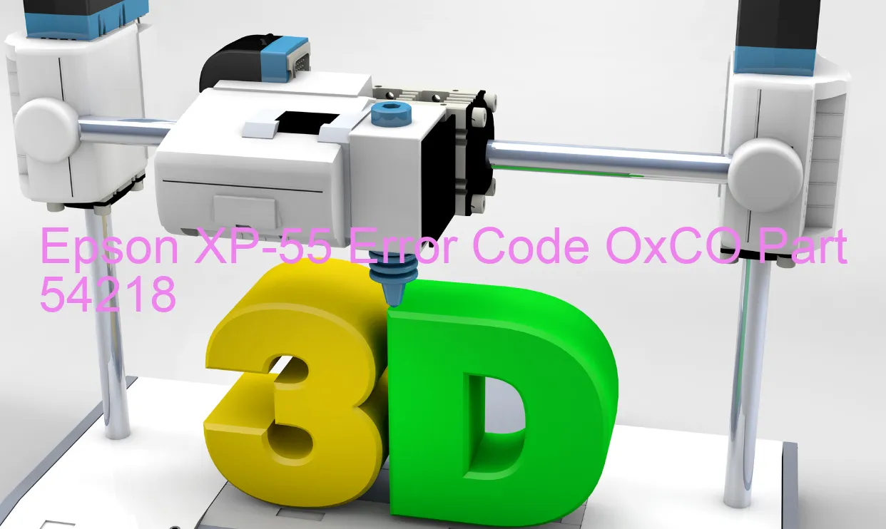 Epson XP-55 Codice di errore OxCO