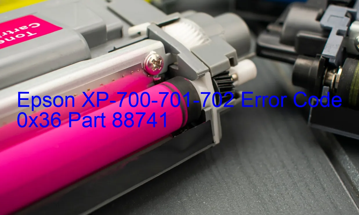 Epson XP-700-701-702 Codice di errore 0x36