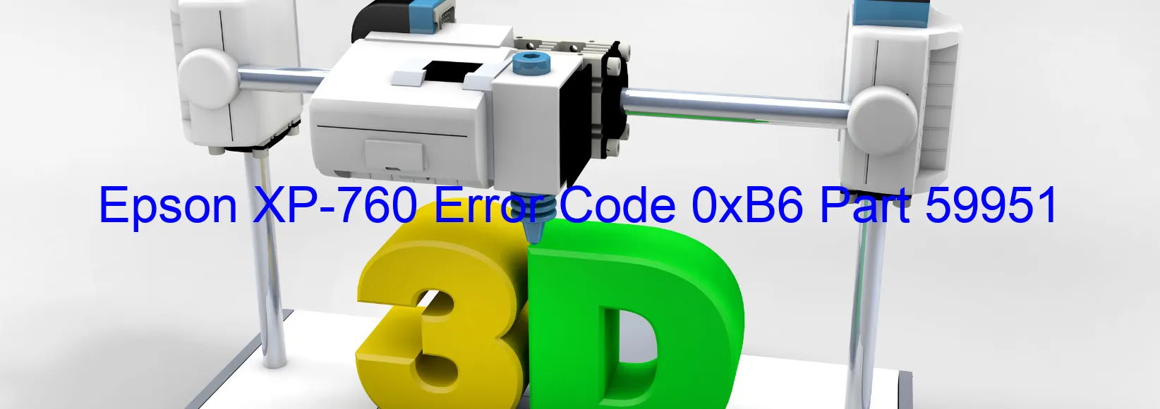 Epson XP-760 Codice di errore 0xB6