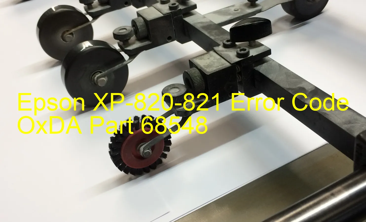 Epson XP-820-821 Codice di errore OxDA