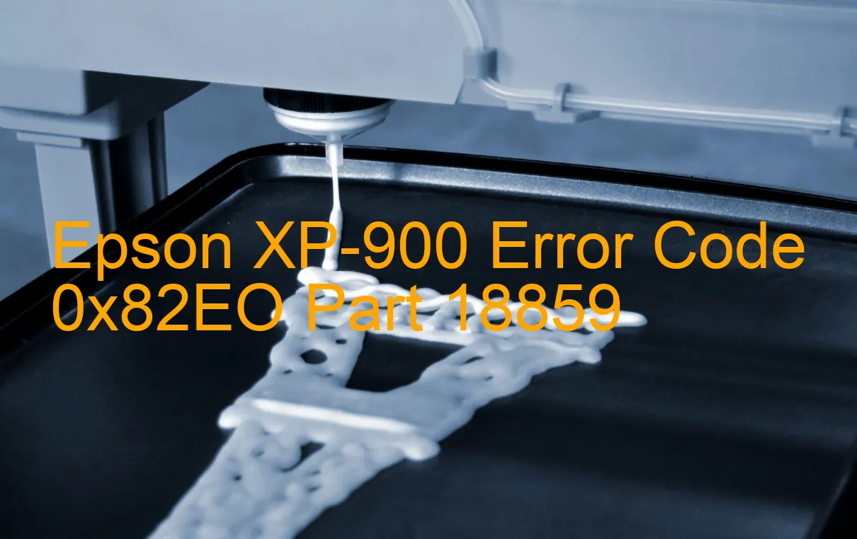 Epson XP-900 Codice di errore 0x82EO