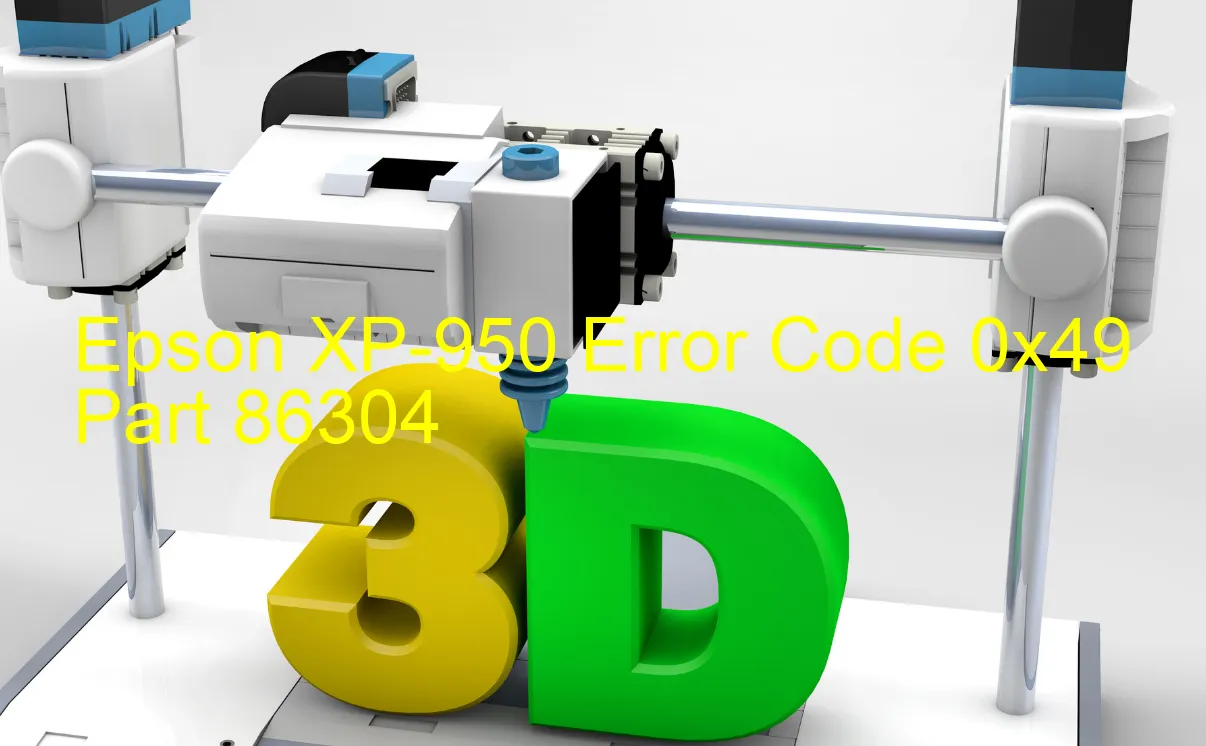 Epson XP-950 Codice di errore 0x49