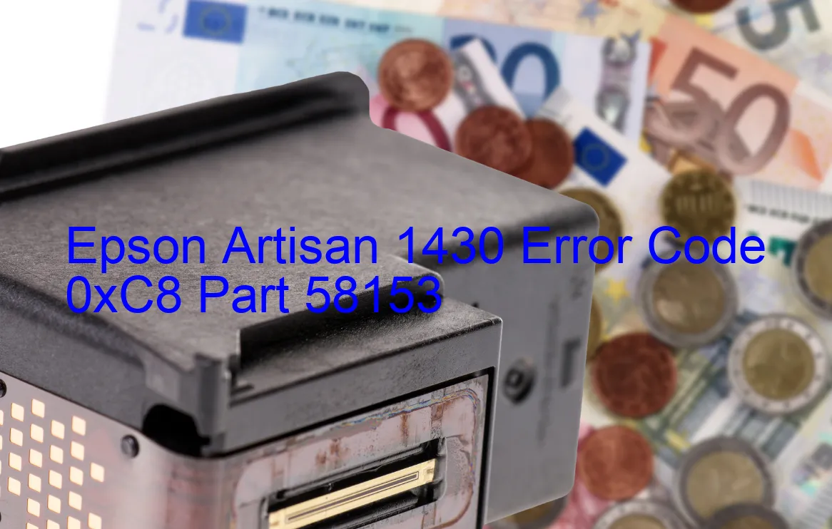 Epson Artisan 1430 Codice di errore 0xC8