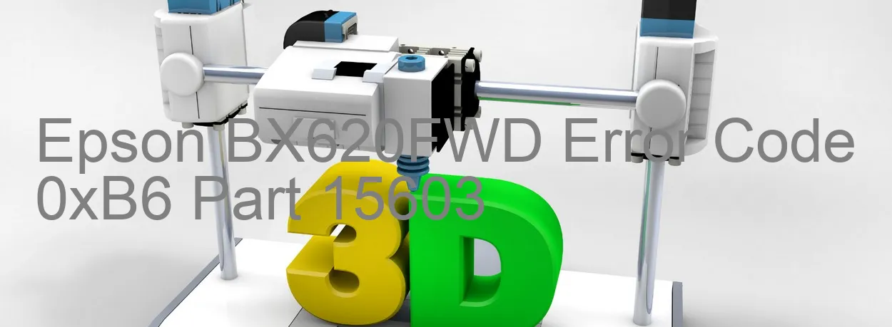 Epson BX620FWD Codice di errore 0xB6