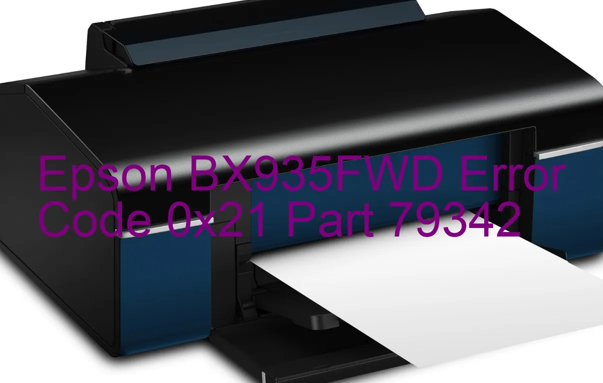 Epson BX935FWD Codice di errore 0x21