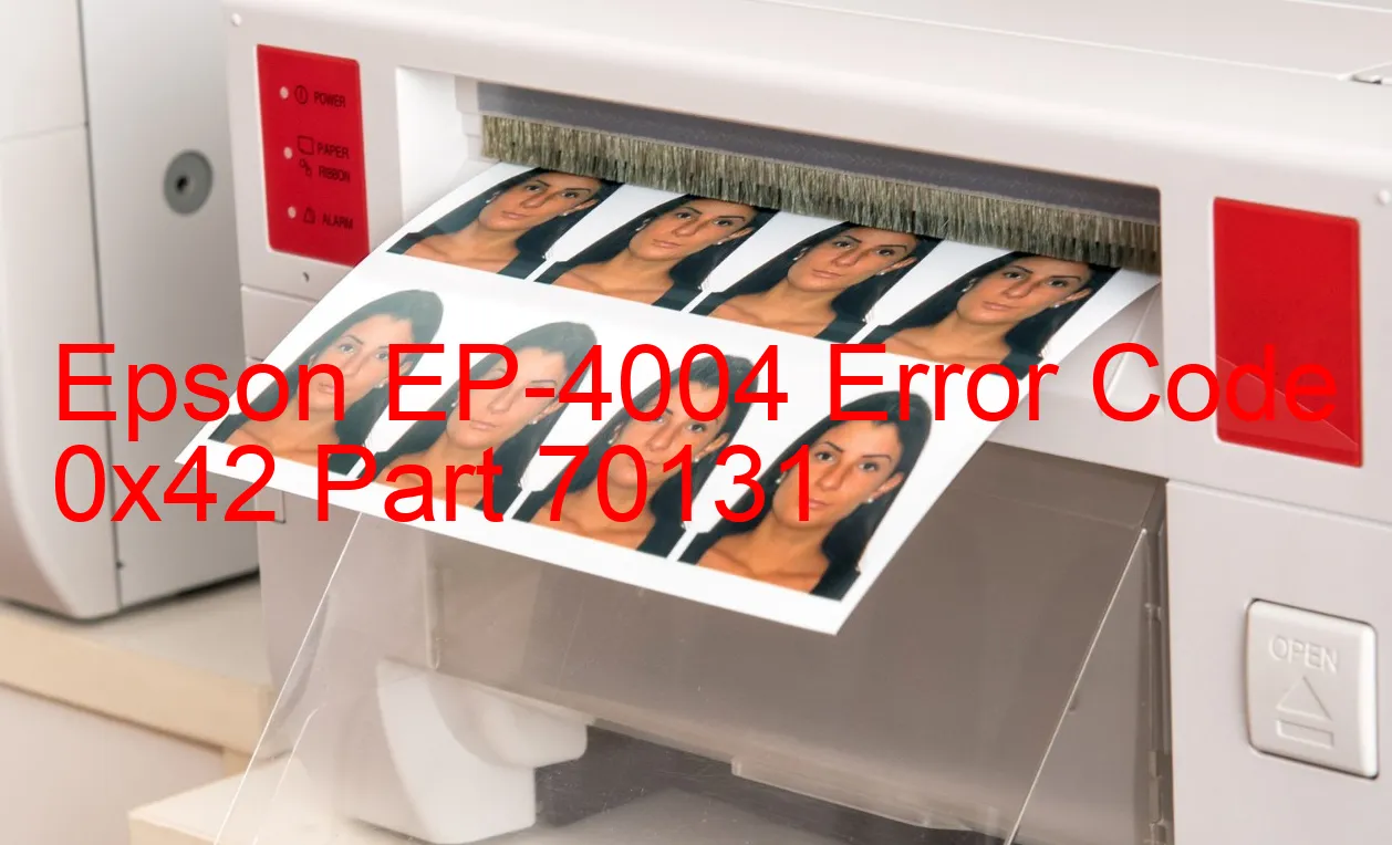 Epson EP-4004 Codice di errore 0x42