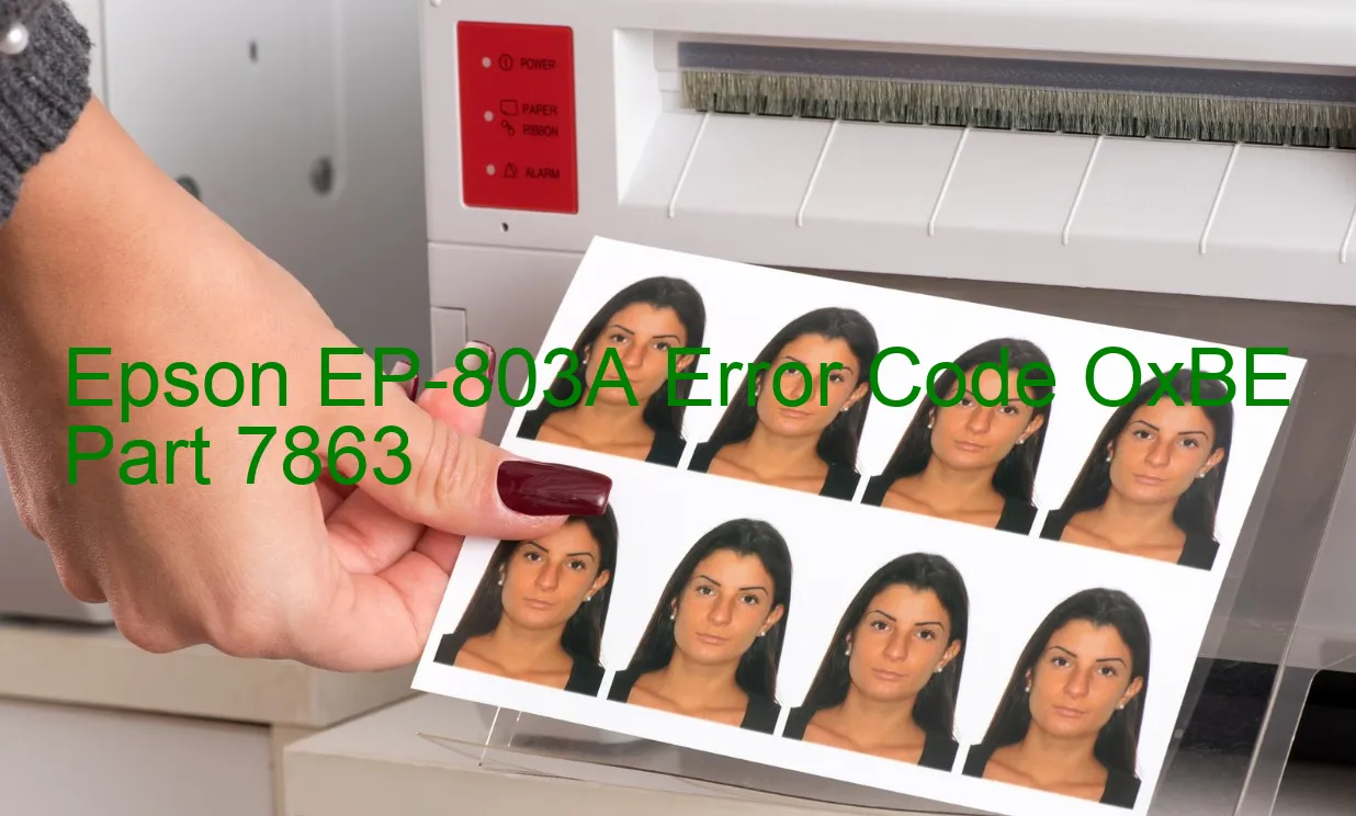 Epson EP-803A Codice di errore OxBE