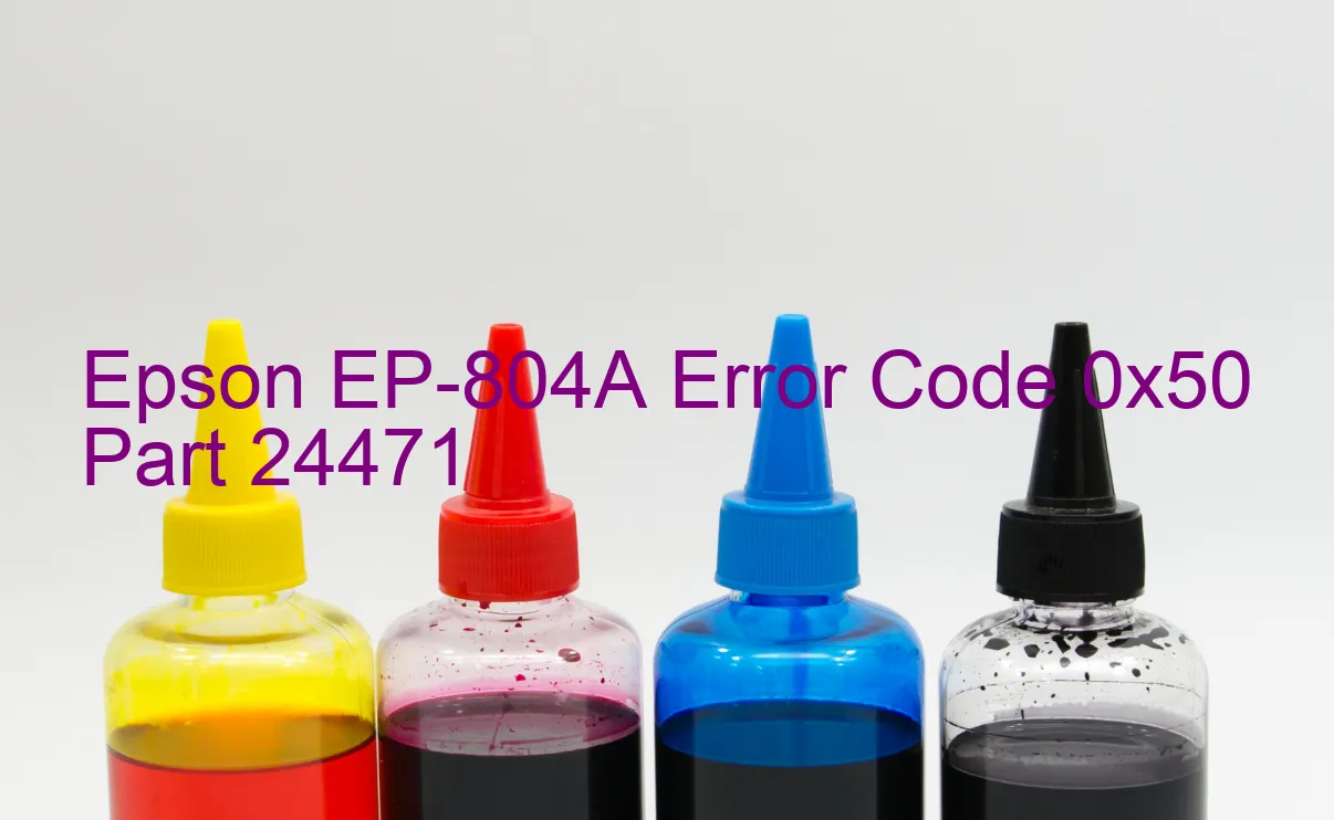 Epson EP-804A Codice di errore 0x50