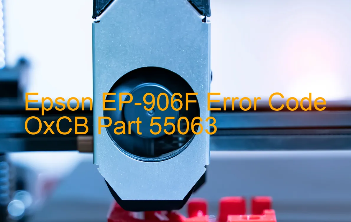 Epson EP-906F Codice di errore OxCB