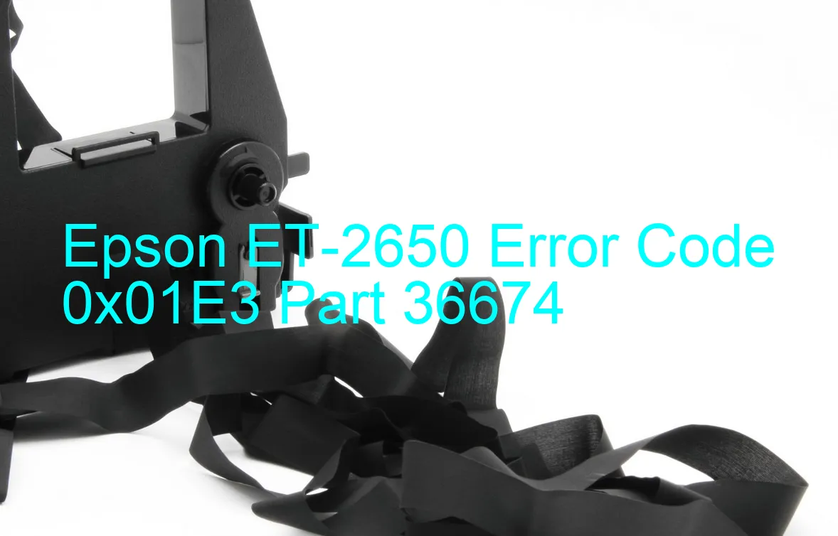 Epson ET-2650 Codice di errore 0x01E3