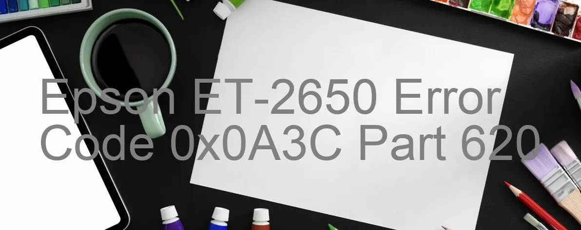 Epson ET-2650 Codice di errore 0x0A3C