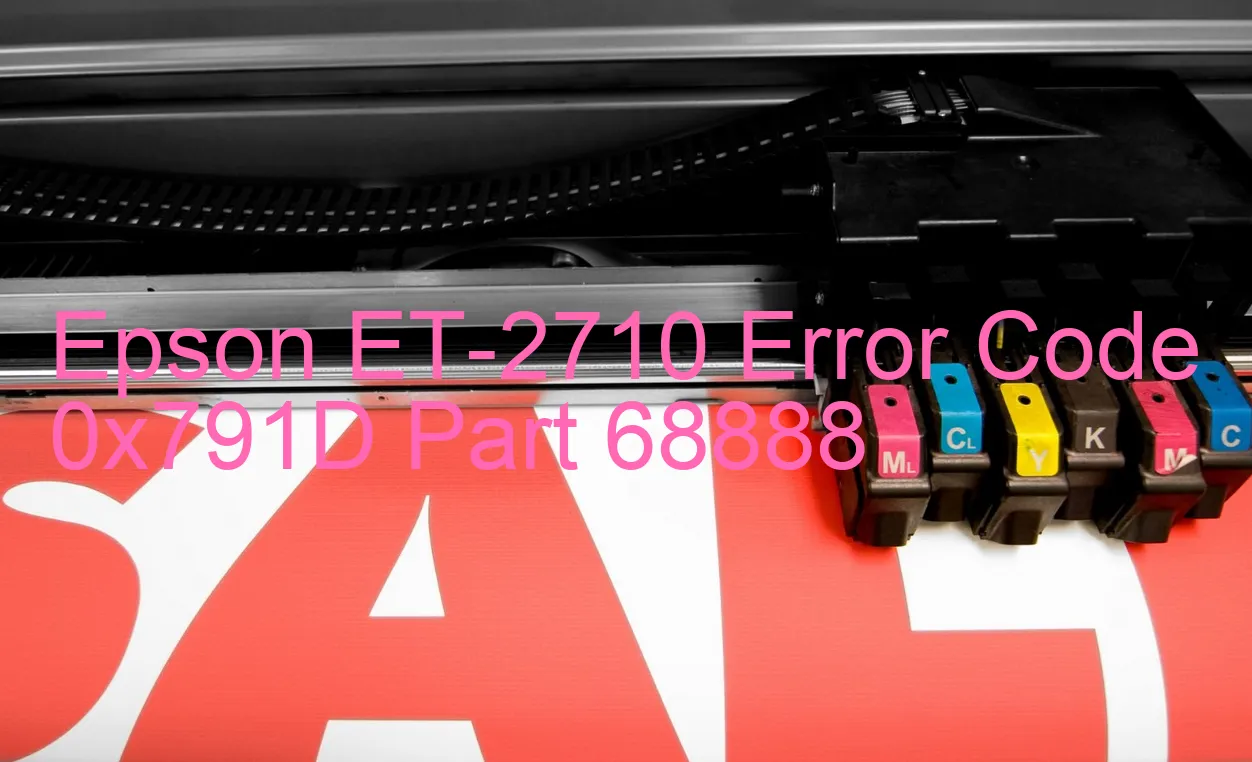 Epson ET-2710 Codice di errore 0x791D