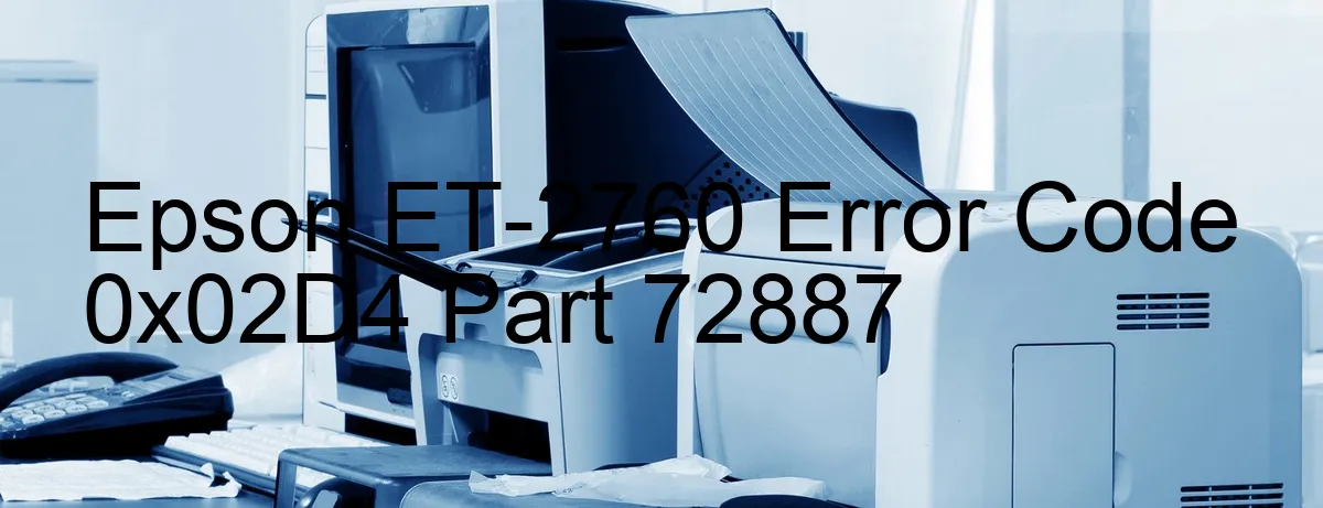 Epson ET-2760 Codice di errore 0x02D4