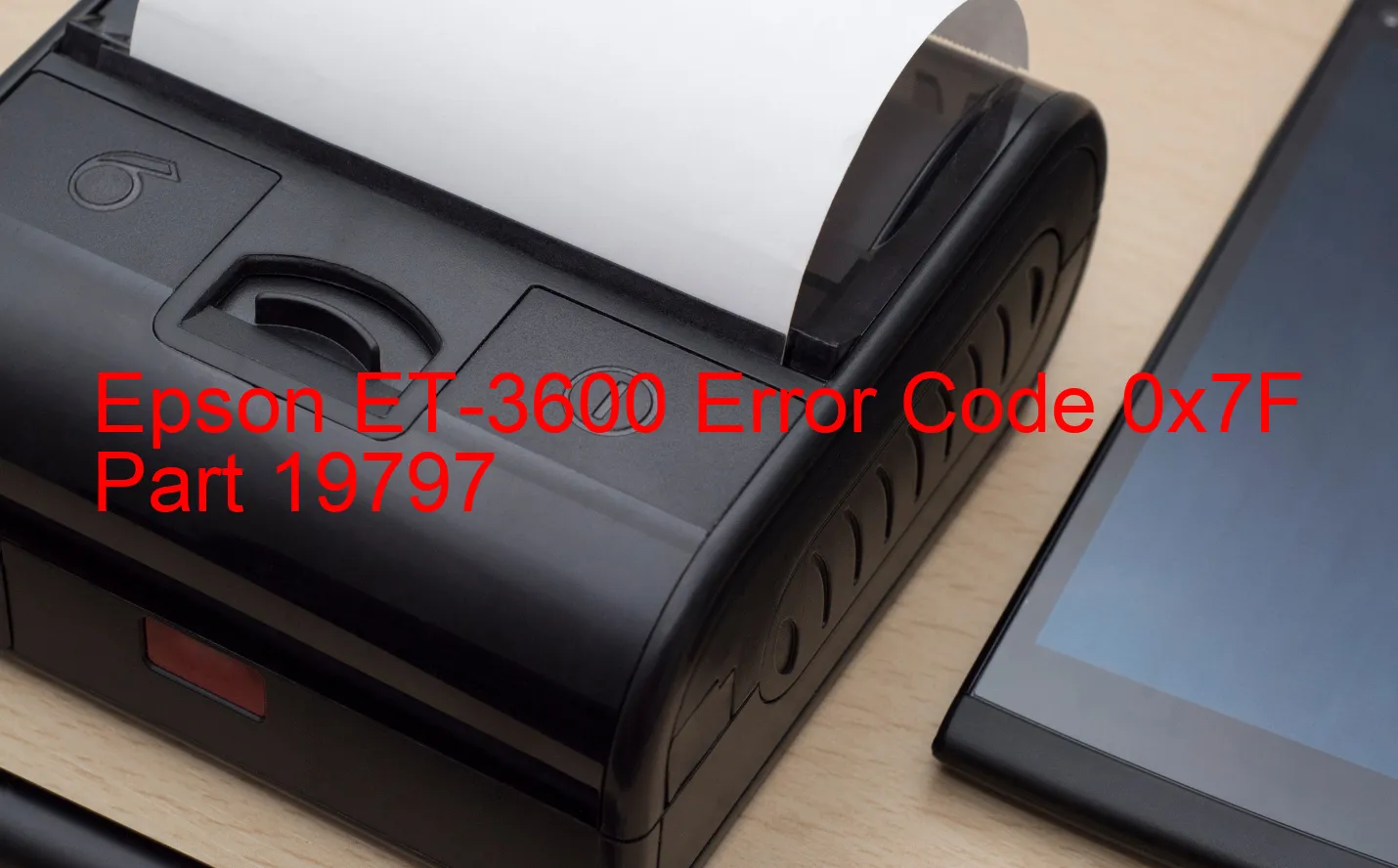 Epson ET-3600 Codice di errore 0x7F