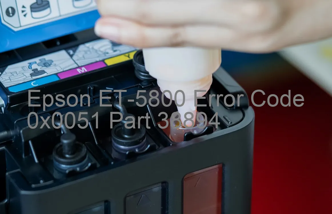 Epson ET-5800 Codice di errore 0x0051