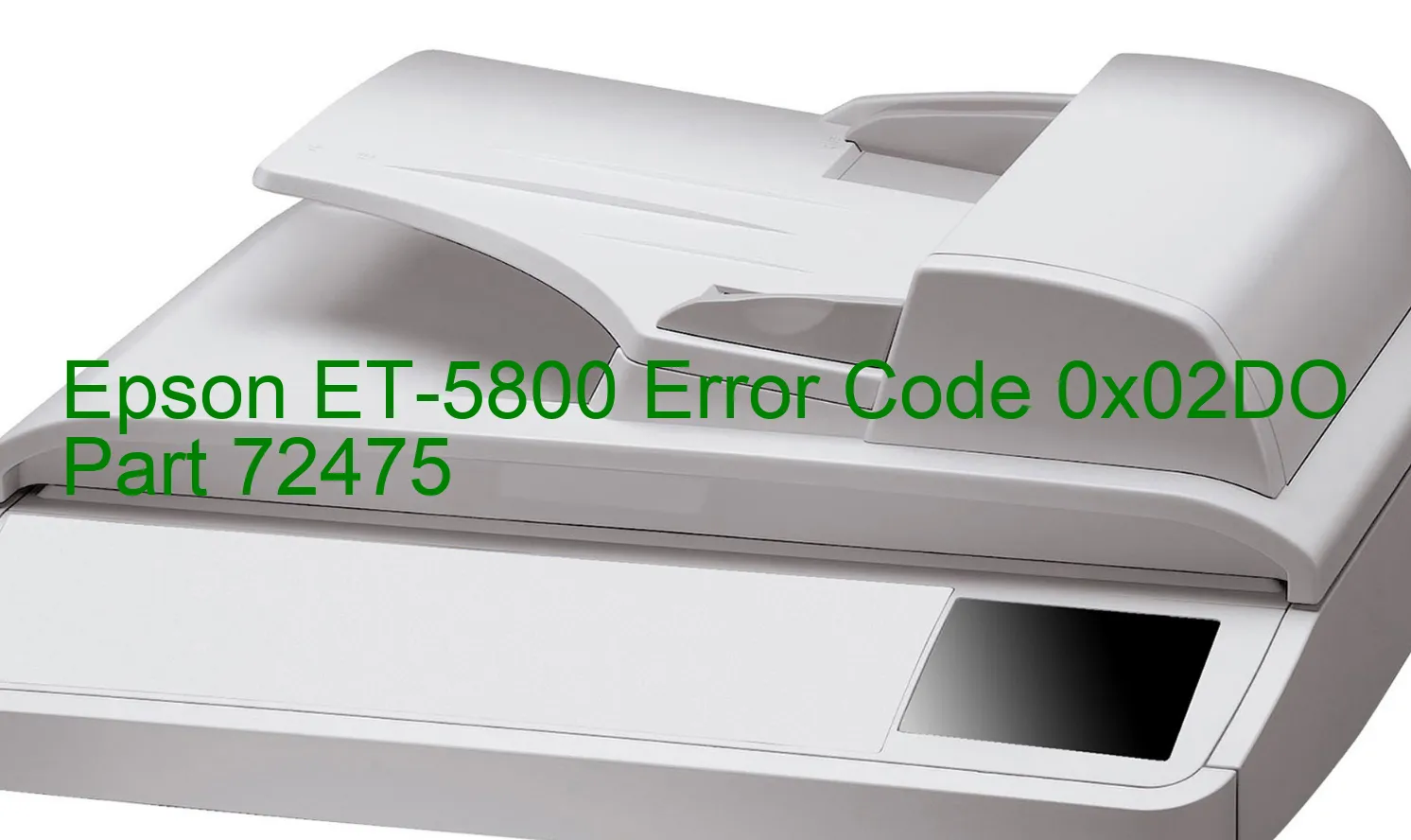 Epson ET-5800 Codice di errore 0x02DO