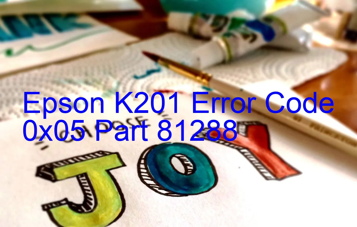 Epson K201 Codice di errore 0x05