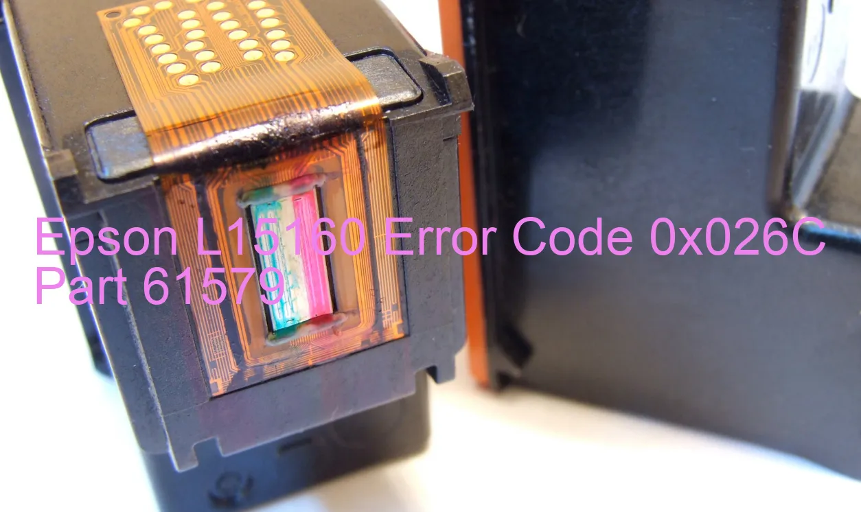 Epson L15160 Codice di errore 0x026C