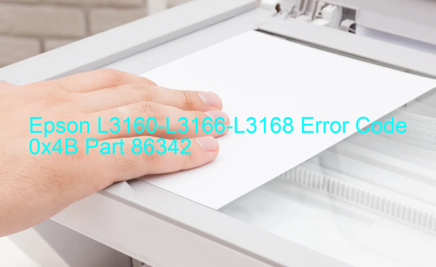 Epson L3160-L3166-L3168 Codice di errore 0x4B