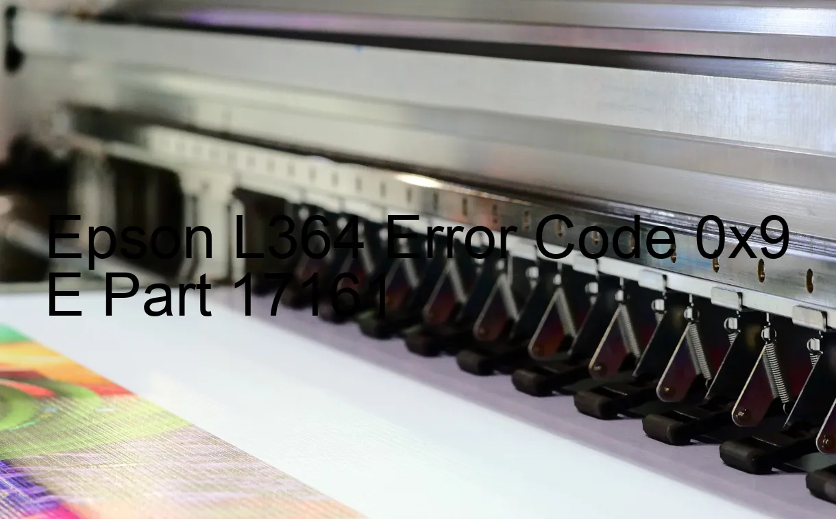 Epson L364 Codice di errore 0x9 E