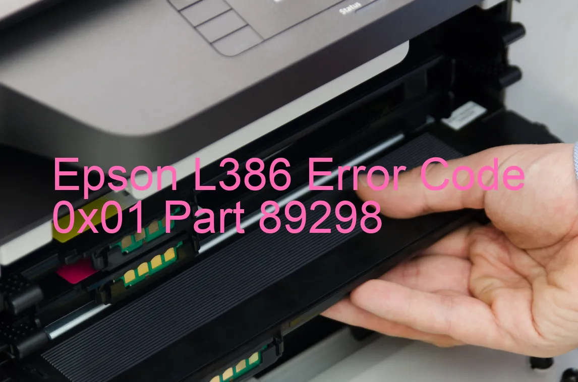 Epson L386 Codice di errore 0x01