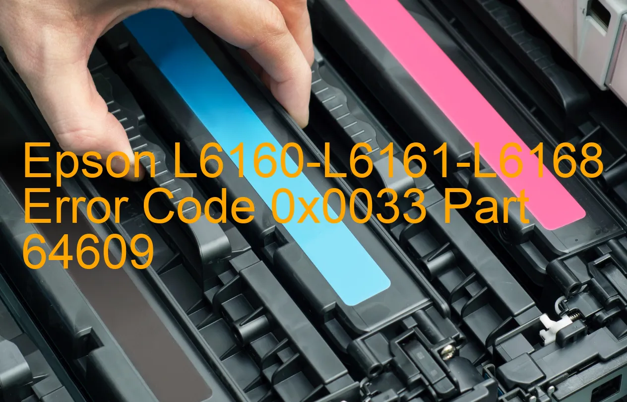 Epson L6160-L6161-L6168 Codice di errore 0x0033